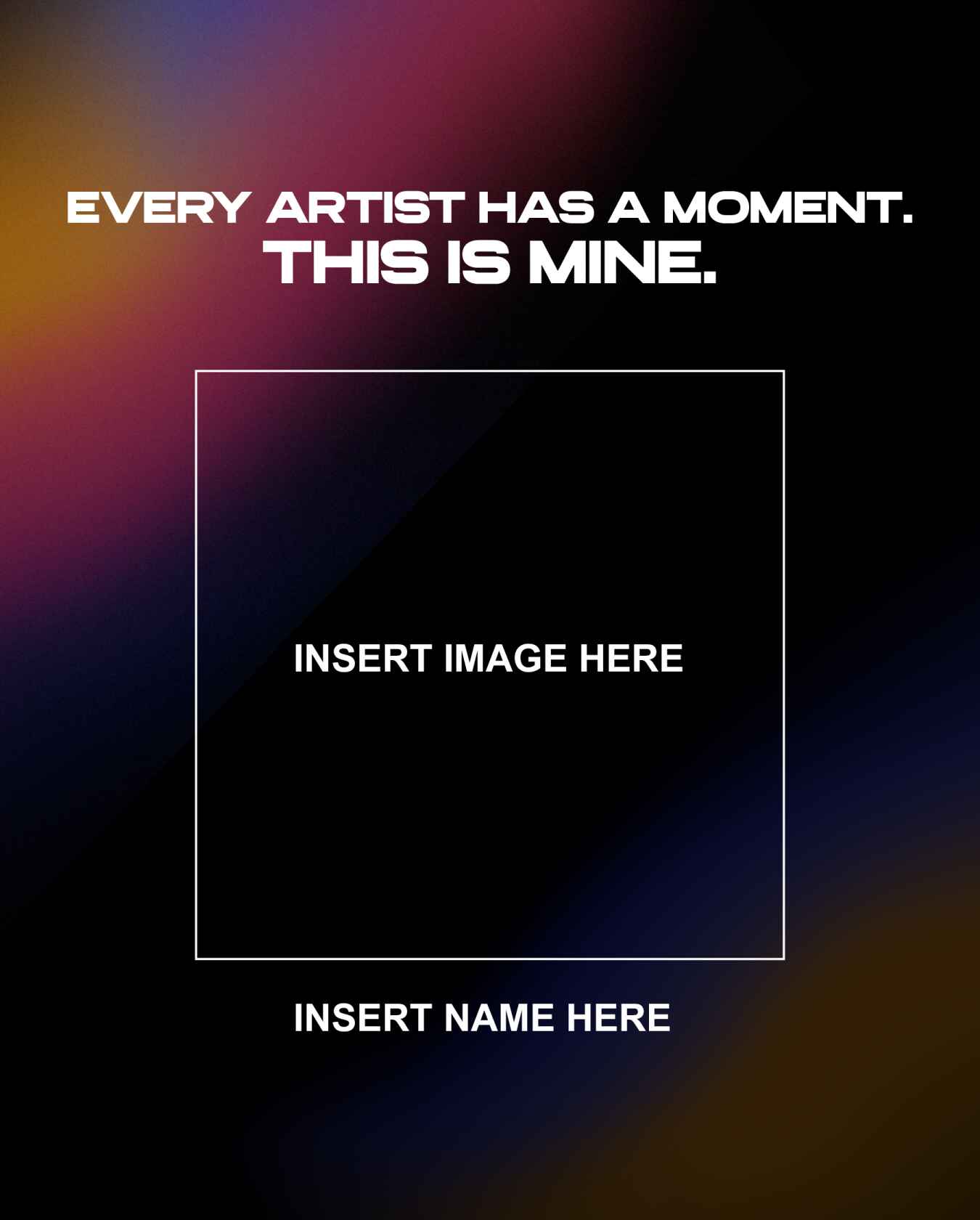 Showcase: Every artist has a moment. This is mine. Placeholder for image.